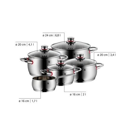 WMF - Pannenset QUALITY ONE, 5-delig