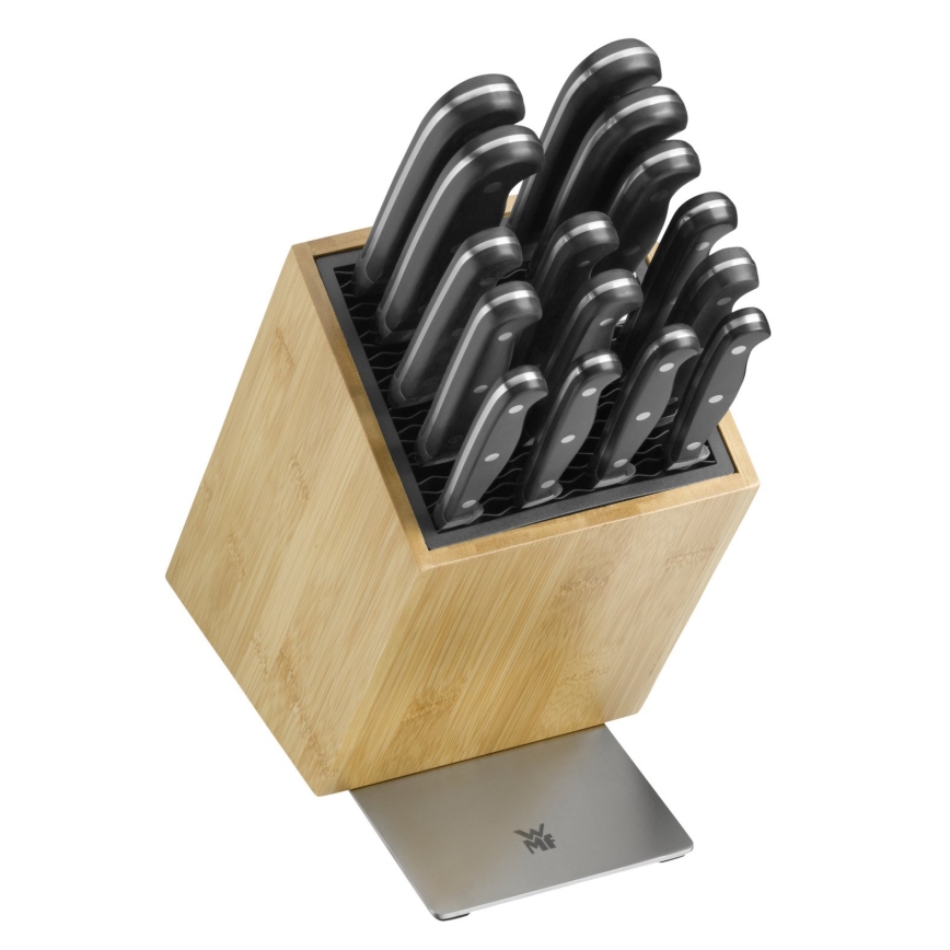 WMF - Porte-couteaux bambou/acier inoxydable