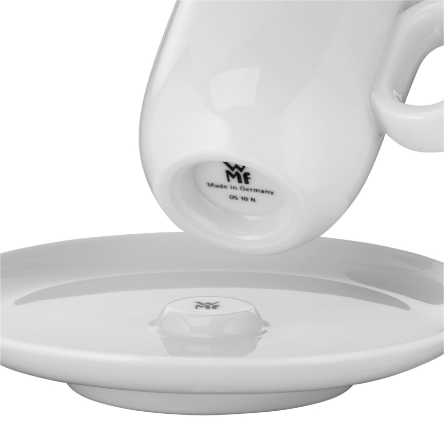 WMF - SET 2x Espresso kopje met schotel BARISTA wit
