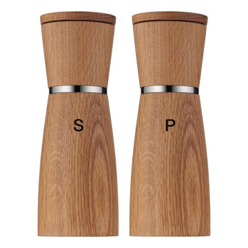 WMF - SET 2x Kruidenmolen NATURE eiken