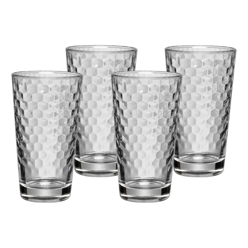 WMF - SET 4x Latte macchiato glas KOFFIE TIME 280 ml