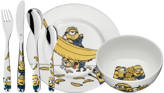 WMF - Set de repas pour enfants MIMONI, 6 pièces