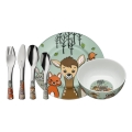 WMF - Set de vaisselle et de couverts pour enfants FOREST FRIENDS 6pcs