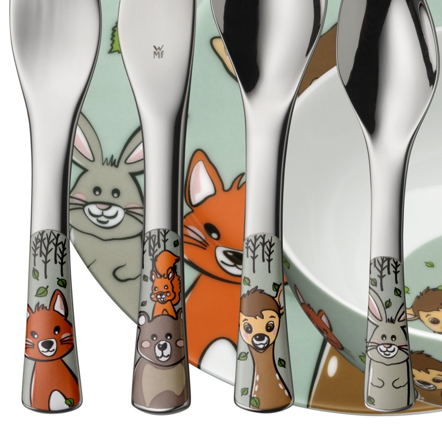 WMF - Set de vaisselle et de couverts pour enfants FOREST FRIENDS 6pcs