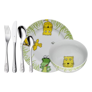 WMF - Set de vaisselle et de couverts pour enfants SAFARI 6pcs