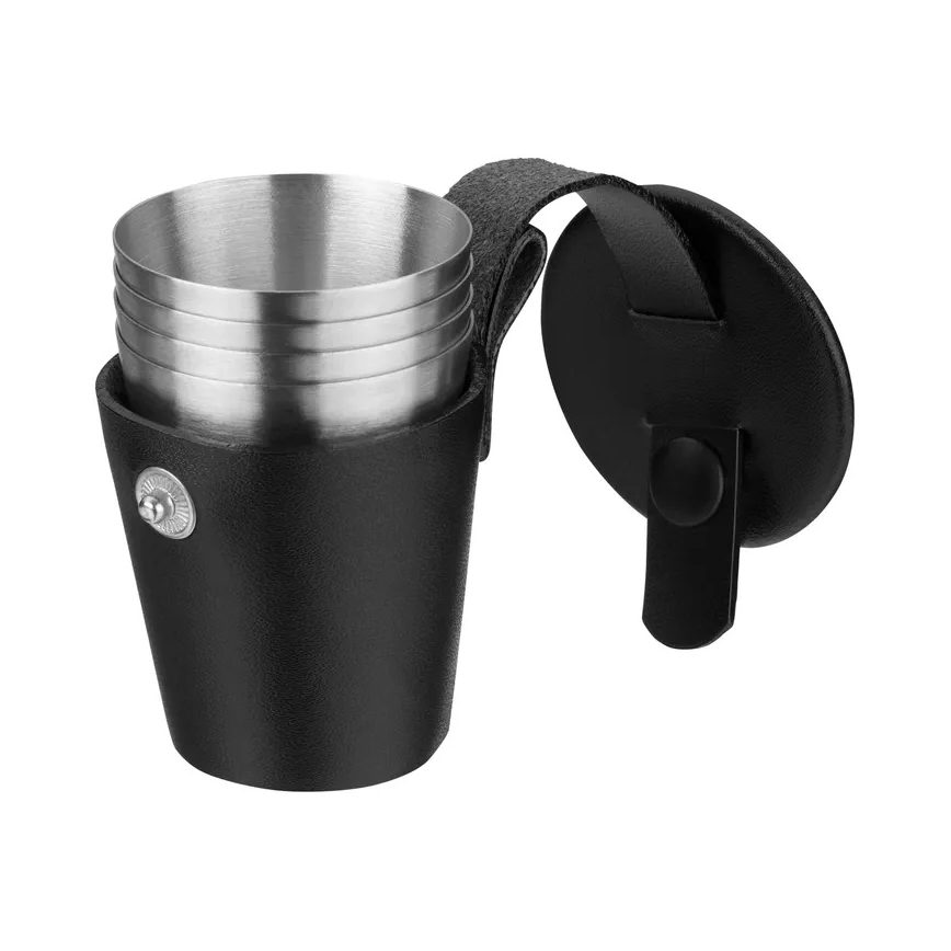 WMF - Set heupfles en shotglaasjes MANHATTAN, 6-delig