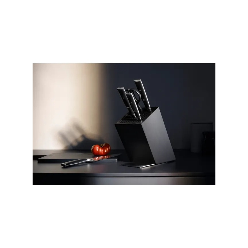 WMF - Set keukenmessen in messenblok GRAND CLASS, 6-delig