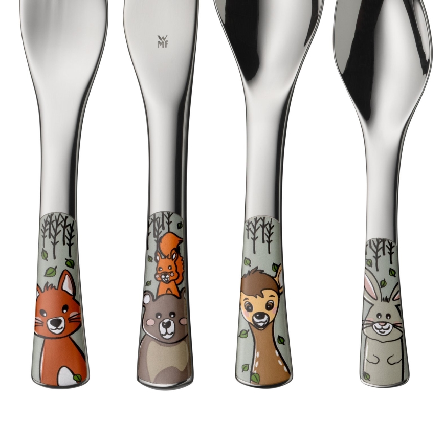 WMF - Set kinderbestek FOREST FRIENDS 4 stuks