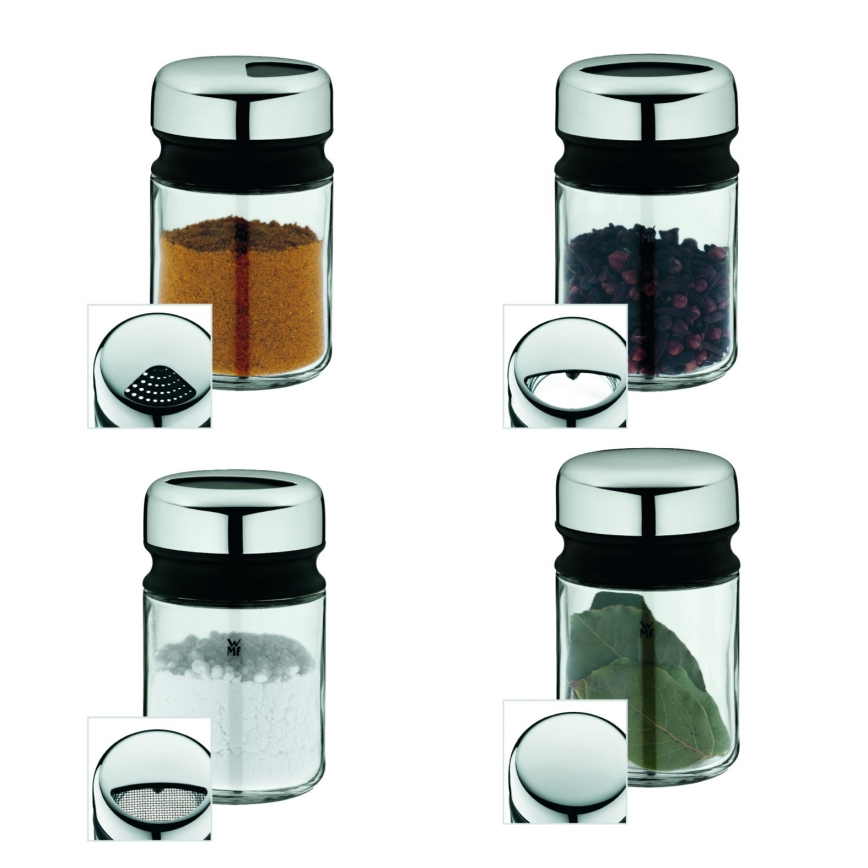 WMF - Set kruidenpotjes 4 stuks DEPOT 9,5 cm roestvrij