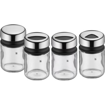 WMF - Set kruidenpotjes 4 stuks DEPOT 9,5 cm roestvrij