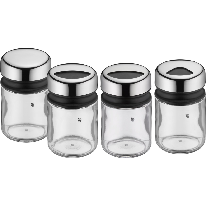 WMF - Set kruidenpotjes 4 stuks DEPOT 9,5 cm roestvrij