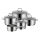 WMF - Set potten 5pcs ASTORIA roestvrij