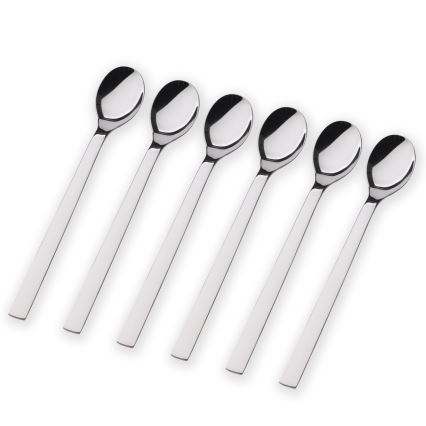 WMF - SET van 6x Latte Macchiato Lepels NUOVA roestvrij staal