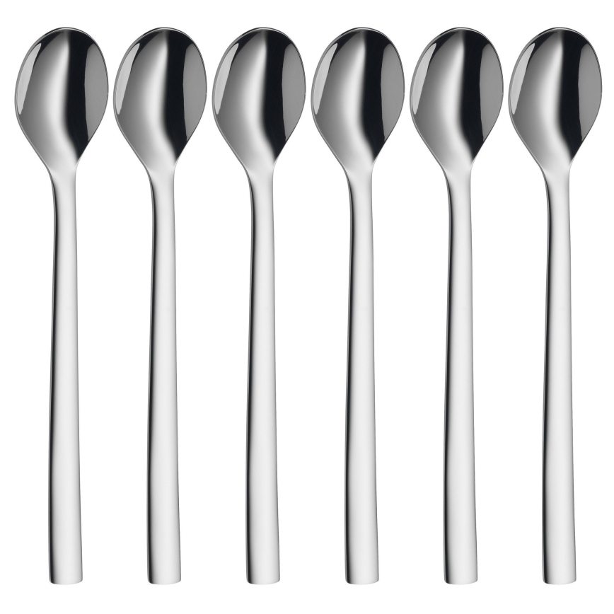 WMF - SET van 6x Latte Macchiato Lepels NUOVA roestvrij staal