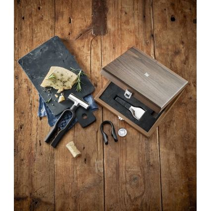 WMF - Sommelier-set, 3-delig, notenhout