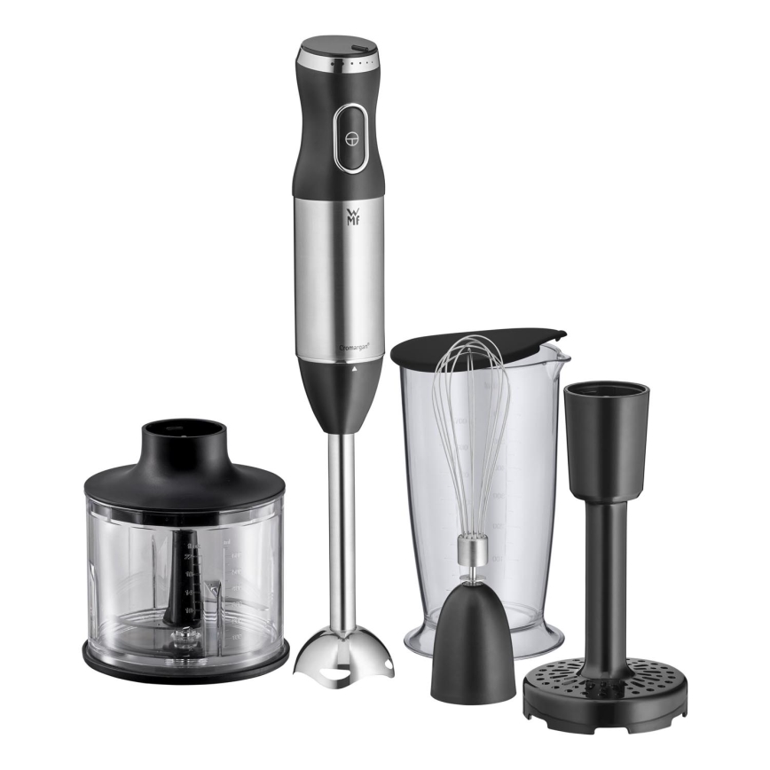 WMF - Staafmixer met accessoires 4in1 KULT X 600W/230V roestvrij