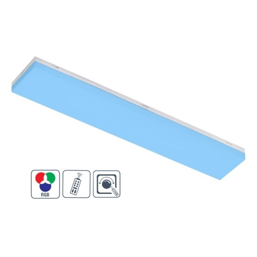 Wofi 11276 - LED RGB Verlenging dimbaar Bevestigd panel FOURLIGHTS LED/10W/230V