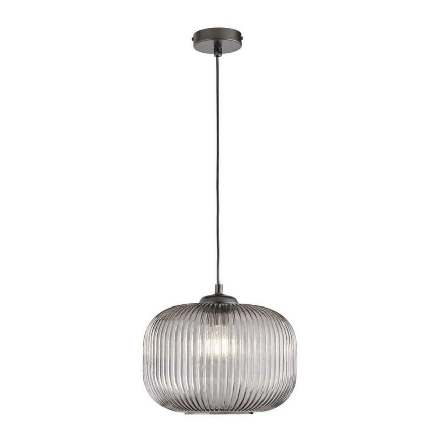 Wofi 11437 - Hanglamp aan een koord HELENA 1xE27/60W/230V grijs