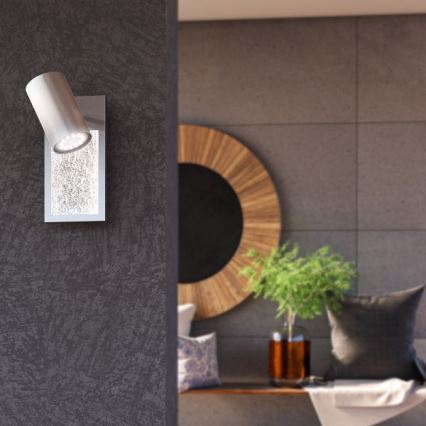 Wofi 11589 - Spot mural BALI 1xGU10/5W/230V + LED/6W/230V