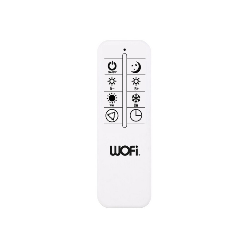 Wofi 11621 - LED dimbare plafondlamp AKON LED/38W/230V 2700-5500K + afstandsbediening