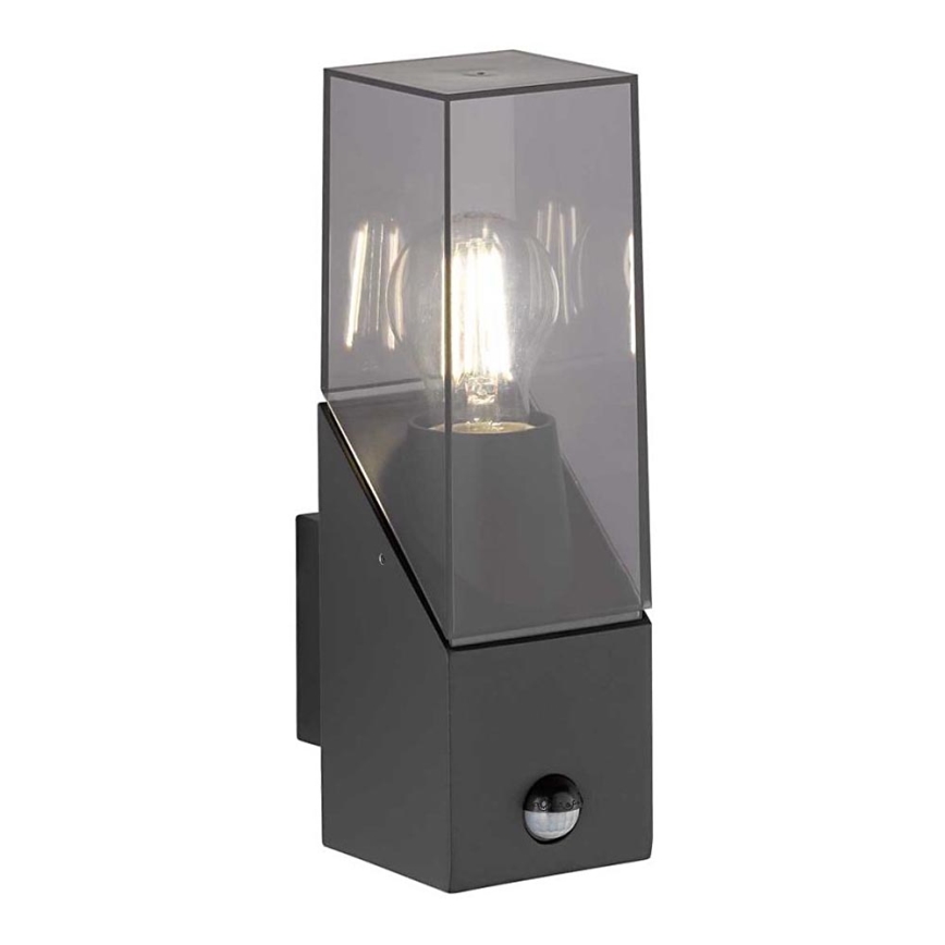 Wofi 12224 - Wandlamp voor buiten met sensor MARCOS 1xE27/23W/230V IP54