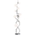 Wofi 3014-907 - Staande LED Lamp NANCY 9xG9/3,5W/230V glanzend chroom