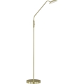 Wofi 3446.01.32.7000 - Dimbare LED Staande lamp ORTA LED/12W/230V messing