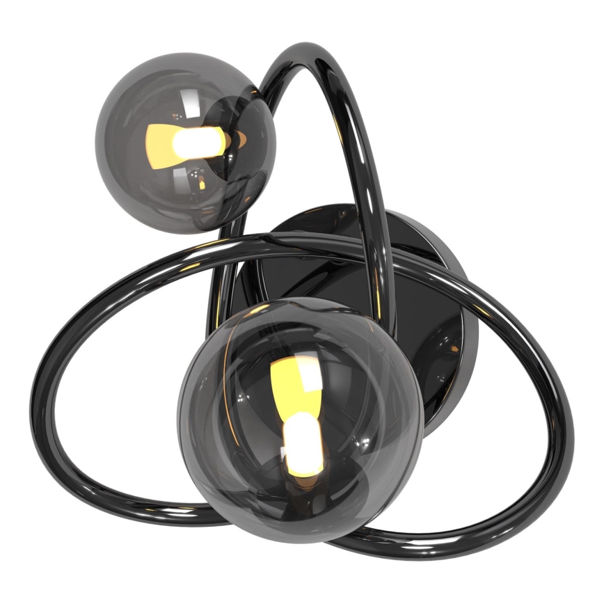 Wofi 4014-205 - Applique murale LED NANCY 2xG9/3,5W/230V noir/chrome brillant