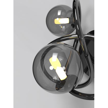 Wofi 4014-205 - Applique murale LED NANCY 2xG9/3,5W/230V noir/chrome brillant