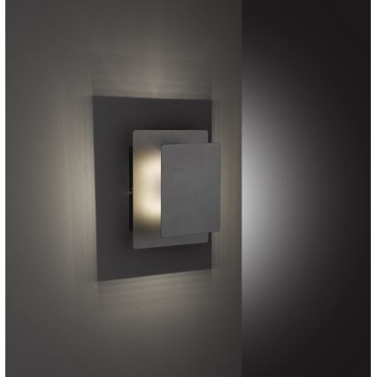 Wofi 4048-102Q - Applique murale LED BAYONNE LED/6,5W/230V anthracite