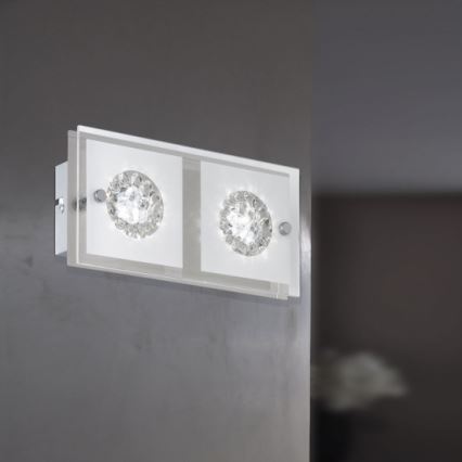 Wofi 4272.02.01.0000 - Applique murale LED REIMS 2xLED/4W/230V