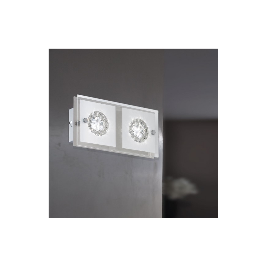 Wofi 4272.02.01.0000 - Applique murale LED REIMS 2xLED/4W/230V