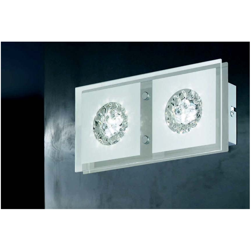 Wofi 4272.02.01.0000 - Applique murale LED REIMS 2xLED/4W/230V