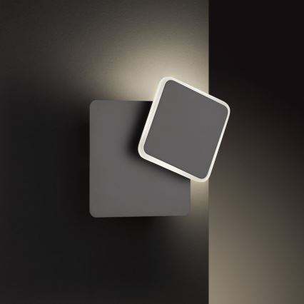 Wofi 4785.01.10.9000 - LED Wandlamp SUTTER LED/4,5W/230V 3000K zwart