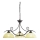 Wofi 5128.03.09.0000 - Hanglamp aan een ketting LACCHINO 3xE27/60W/230V