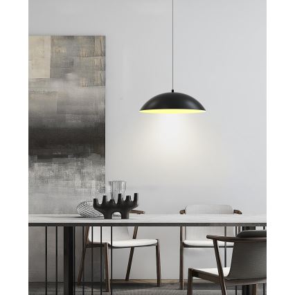 Wofi 6001-104 - Dimbare LED hanglamp aan een koord ROSCOFF LED/19W/230V zwart/goud