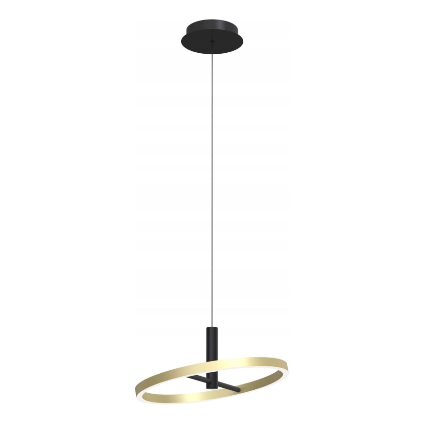 Wofi 6016-104L - Dimbare LED-hanglamp aan kabel BREST LED/19W/230V Ø 42 cm zwart/goud