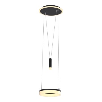 Wofi 6054-302 - Suspension filaire à intensité variable JESSE LED/15,5W/230V noir