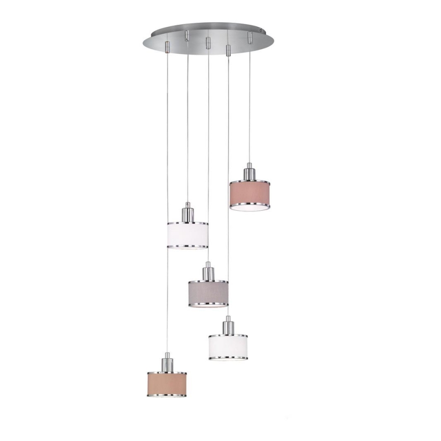 Wofi 619905019000 - Suspension avec fil CIARA 5xE14/28W/230V