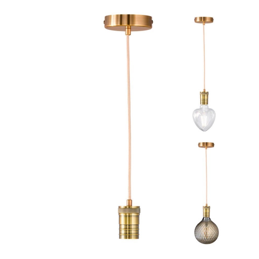Wofi 6209.01.02.7000 - Hanglamp aan een koord NALA 1xE27/60W/230V goud