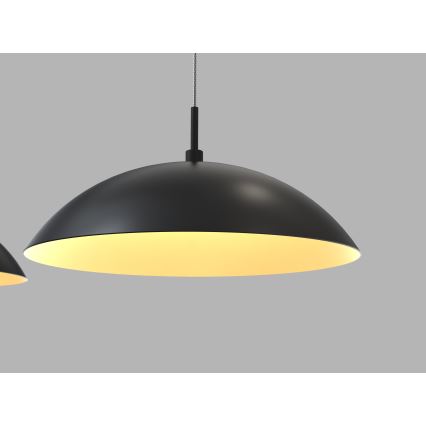 Wofi 7001-304 - Dimbare LED hanglamp aan een koord ROSCOFF LED/29W/230V zwart/goud