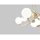 Wofi 7014-1401 - LED Hanglamp aan een koord NANCY 14xG9/3,5W/230V goud/wit