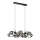 Wofi 7014-1405 - LED Hanglamp aan een koord NANCY 14xG9/3,5W/230V zwart/glanzend chroom