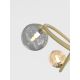 Wofi 7014-804 - LED Hanglamp aan een koord NANCY 8xG9/3,5W/230V goud/grijs