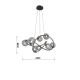 Wofi 7014-805 - LED Hanglamp aan een koord NANCY 8xG9/3,5W/230V zwart chroom