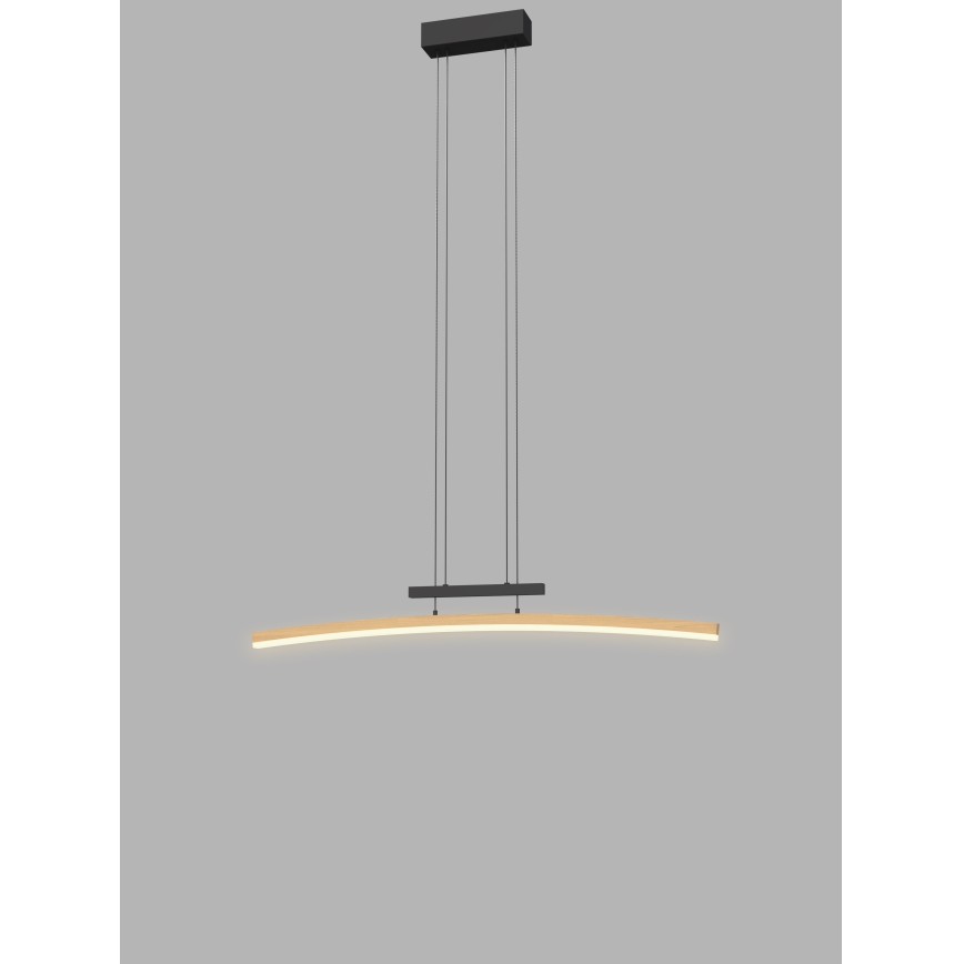 Wofi 7020-106 - Suspension filaire à intensité variable BOLOGNA LED/27W/230V