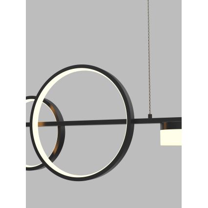 Wofi 7030-702 - Dimbare LED hanglamp aan een koord MESSINA LED/57W/230V zwart