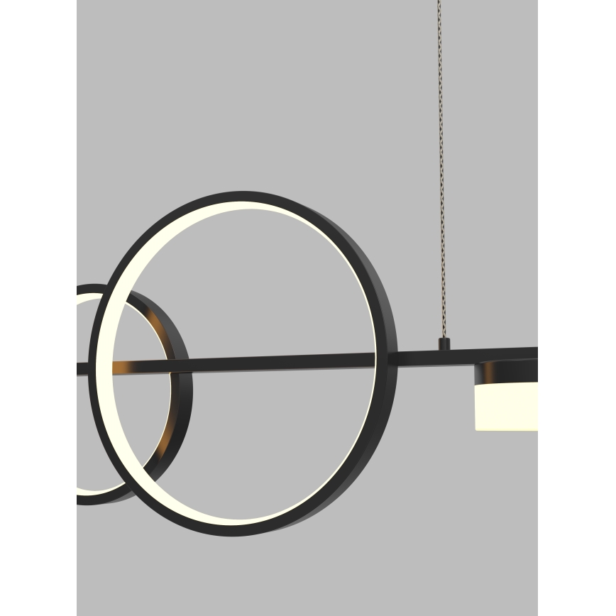 Wofi 7030-702 - Dimbare LED hanglamp aan een koord MESSINA LED/57W/230V zwart
