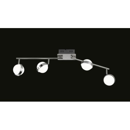 Wofi 7241.04.54.6000 - Dimbare LED Spot MONDE 4xLED/6W/230V