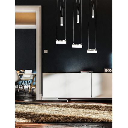 Wofi 7263.06.54.6000 - Dimbare LED hanglamp aan een koord JETTE 3xLED/7,5W/230V + 3xLED/1W